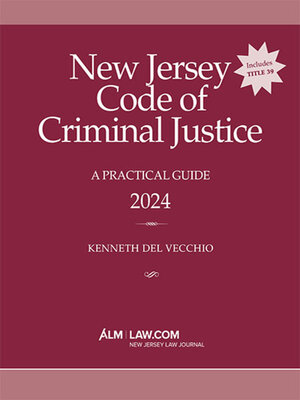 cover image of New Jersey Code of Criminal Justice
